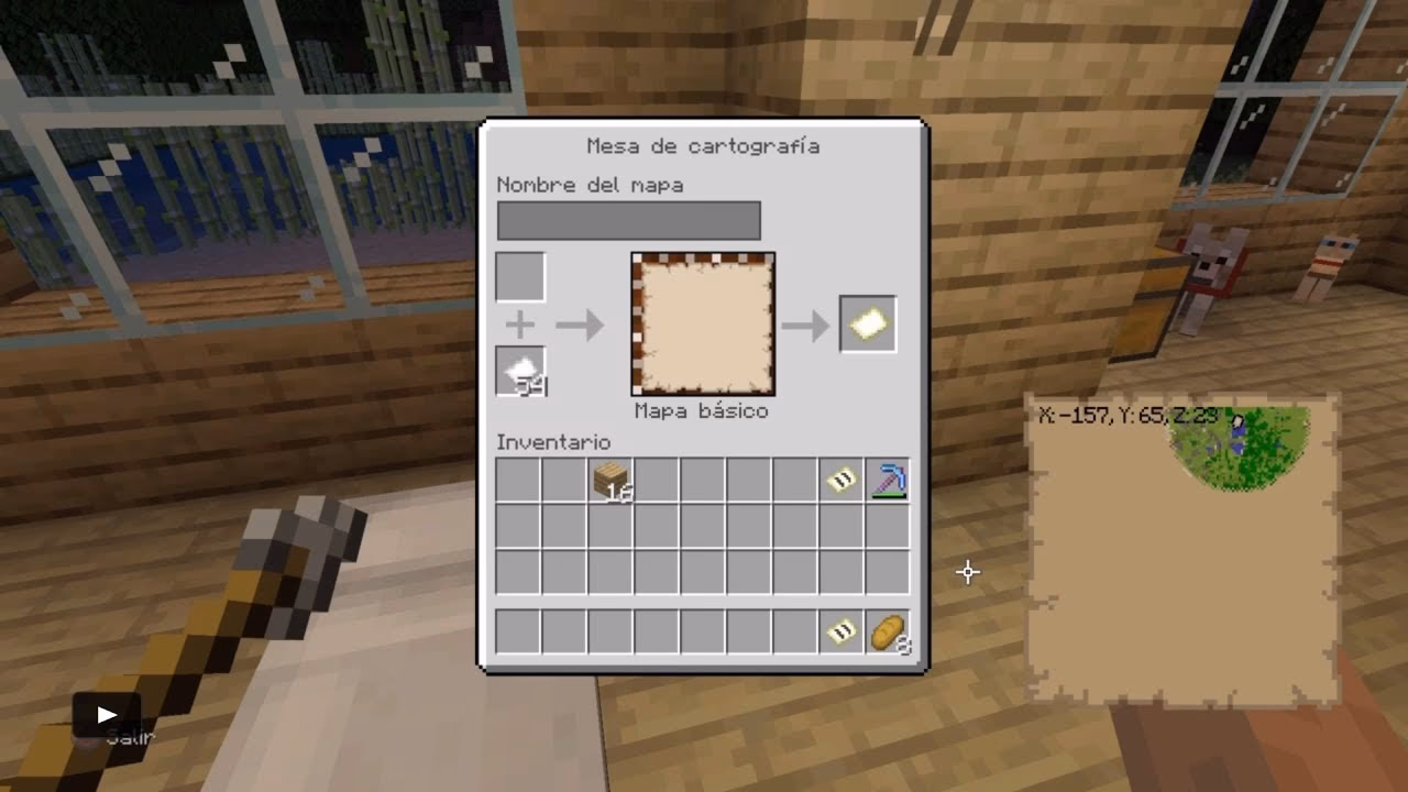¿Cómo agrandar un mapa en Minecraft?