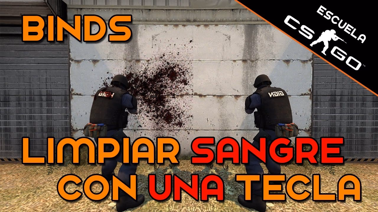 ¿Cómo eliminar la sangre en CS:GO?