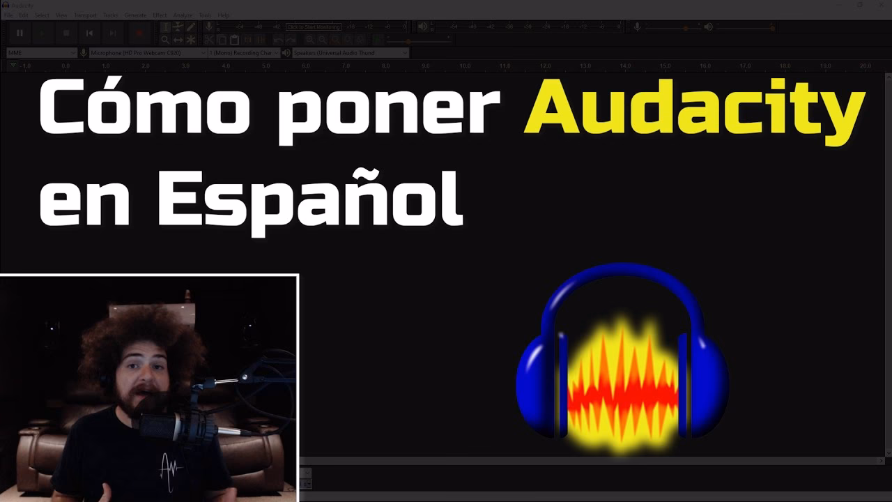 ¿Cómo cambiar el idioma en Audacity?