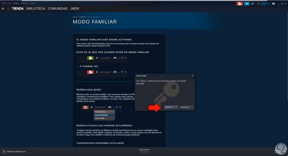 ¿Cómo compartir una biblioteca de juegos?