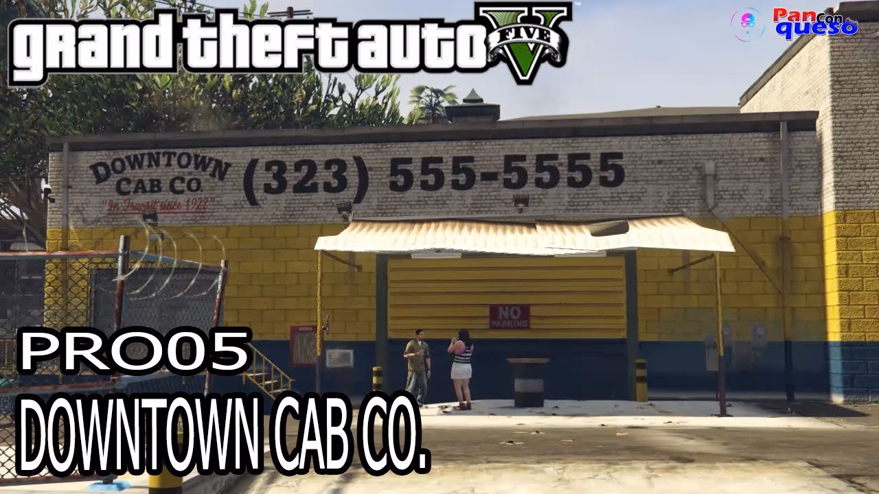 Where is downtown Cab Company in Grand Theft Auto V?