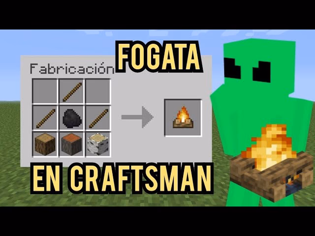 ¿Qué se necesita para craftear una fogata?