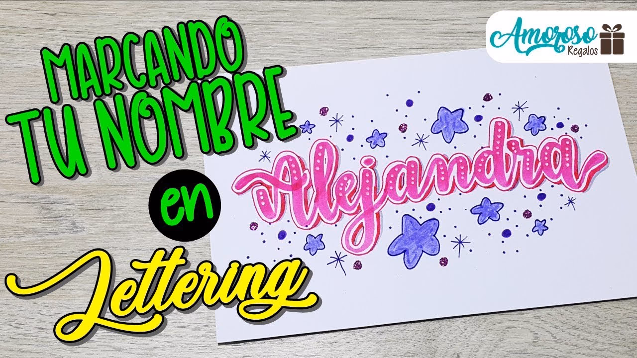 ¿Cómo decorar un nombre?