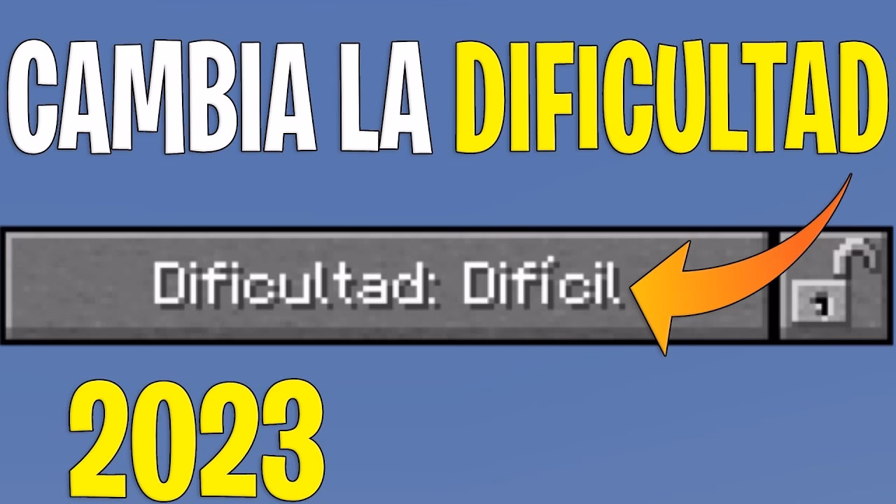 ¿Cómo cambiar la dificultad enminecraft?