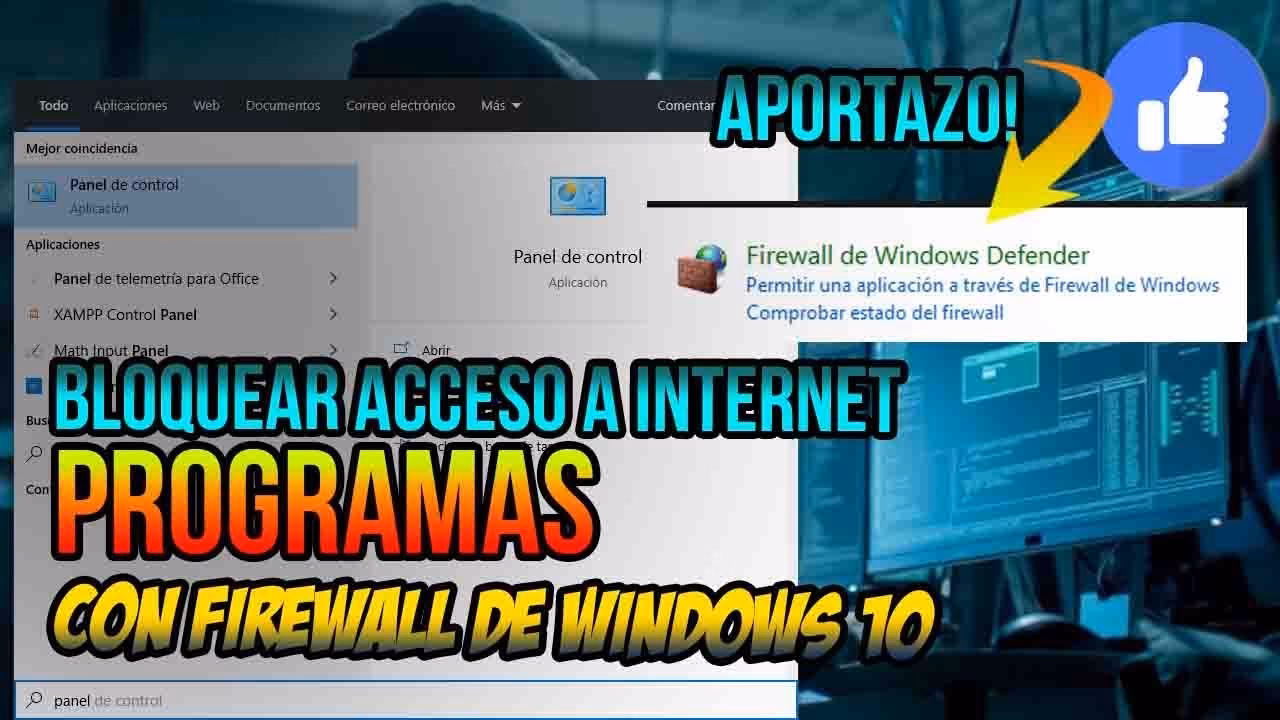 ¿Cómo permitir que se ejecute un programa bloqueado por el firewall?