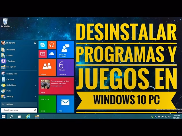 ¿Cómo eliminar juegos de Mi PC Windows 10?
