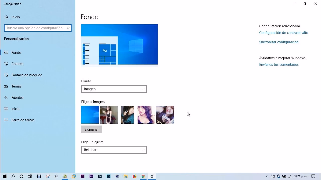 ¿Cómo eliminar fondos de pantalla de fondo de Windows?