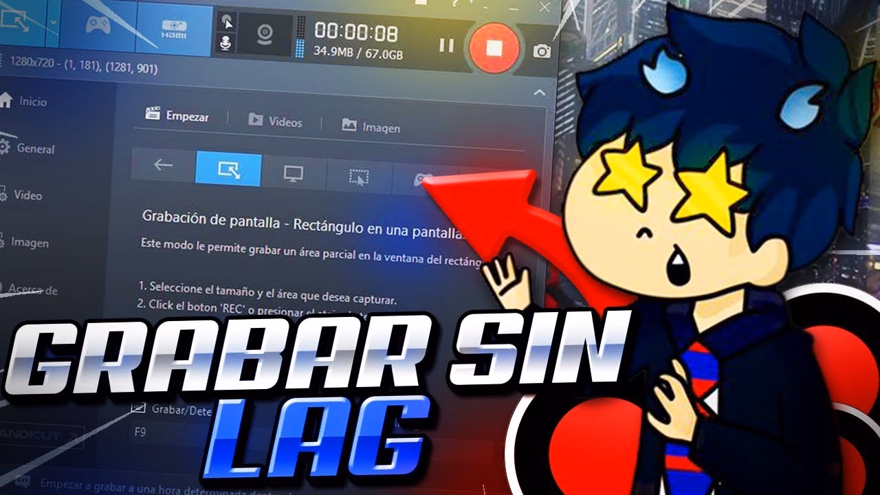 ¿Cómo terminar una grabación en Bandicam?