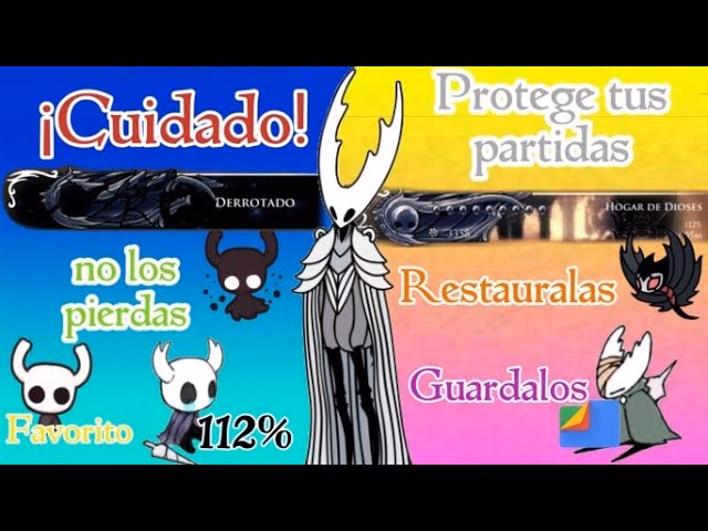 ¿Dónde se guardan los archivos de Hollow Knight?