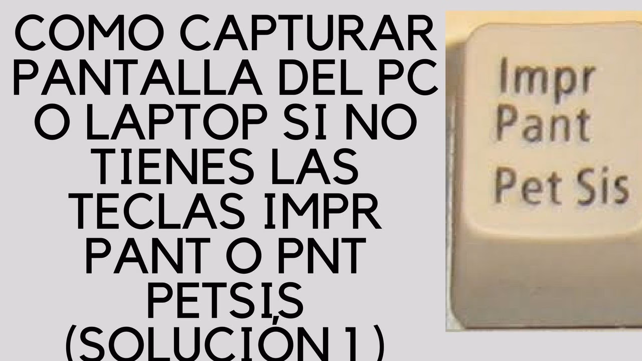 ¿Cómo hacer captura de pantalla en PC sin Impr Pant?