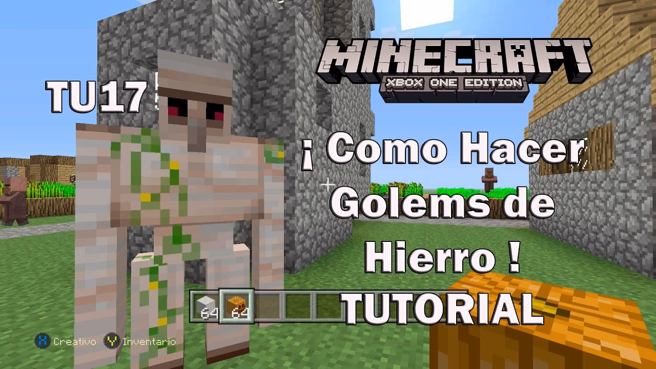 ¿Cómo se hace un gólem en Minecraft?