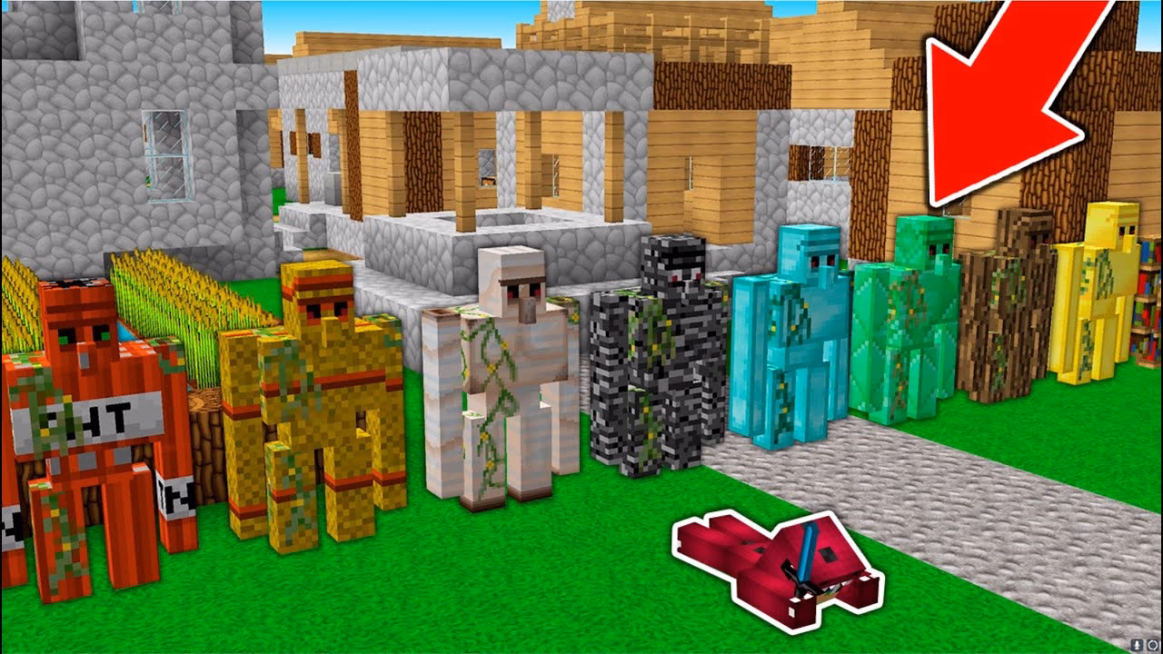 ¿Qué materiales se usan para hacer un golem?