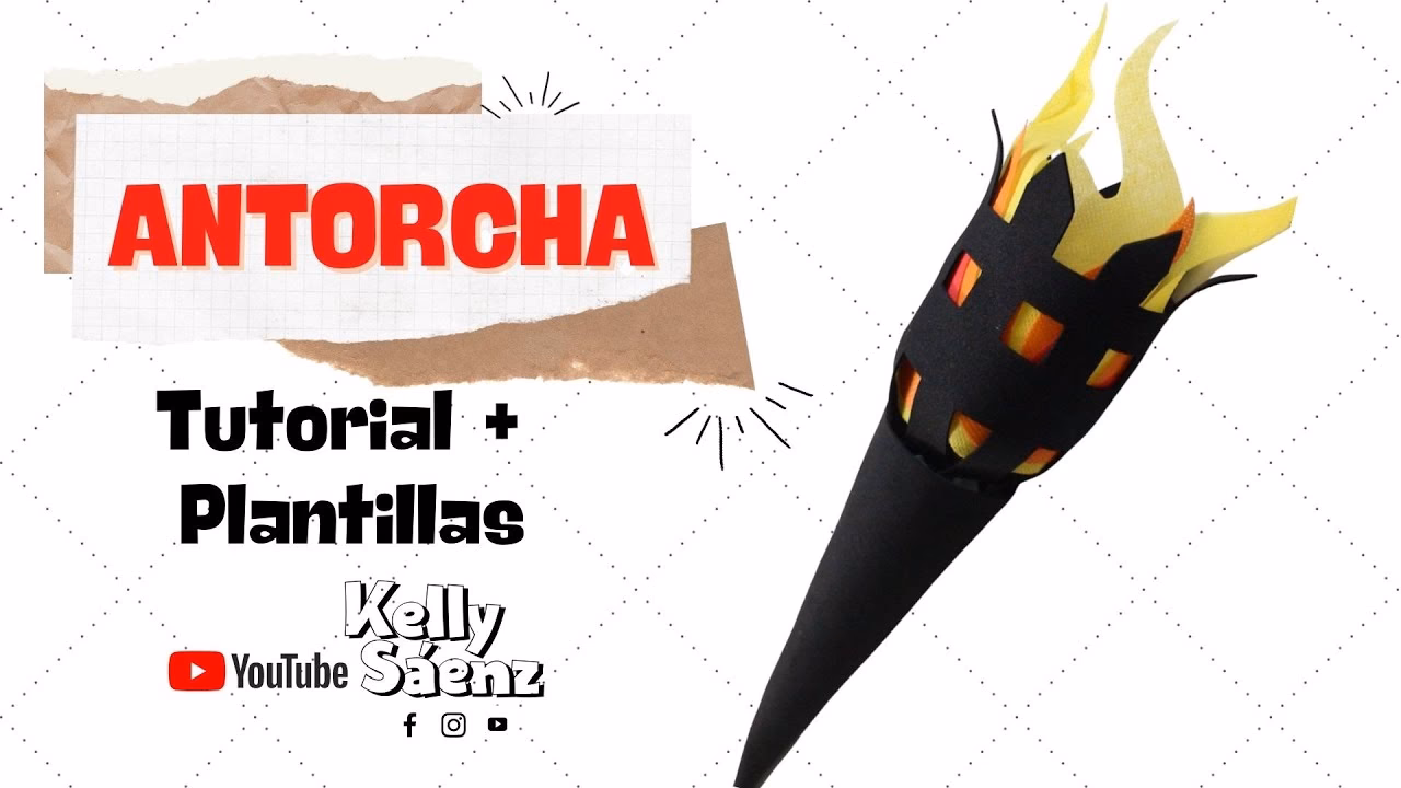¿Cómo se fija la mecha a la antorcha?