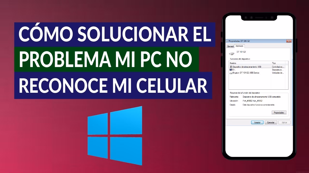 ¿Por qué mi PC no reconoce mi celular?