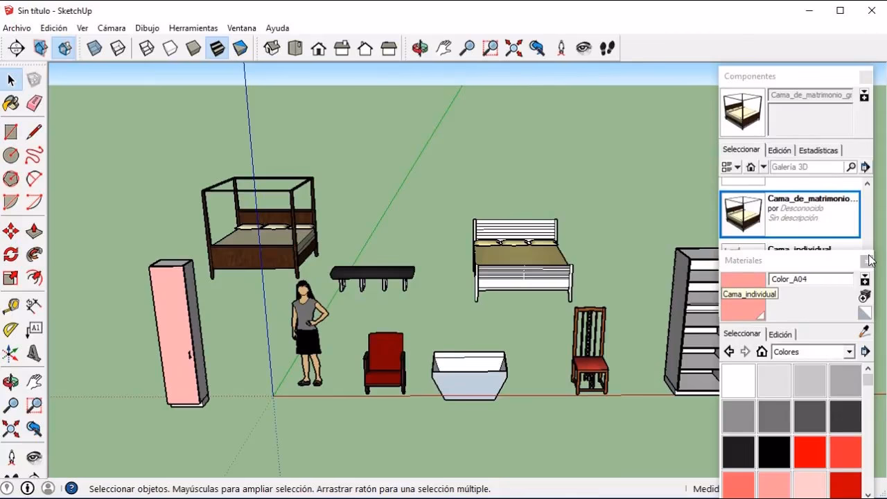 ¿Cómo insertar objetos En SketchUp?