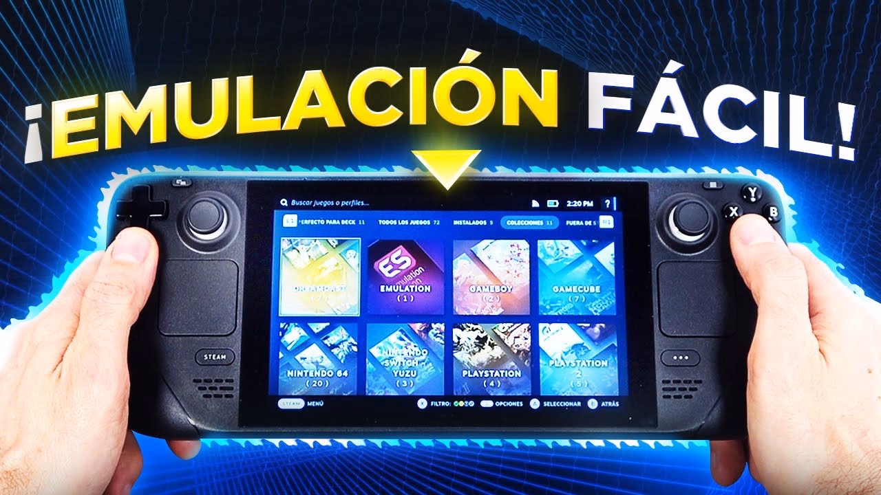 ¿Dónde puedo descargar los emuladores de Steam?