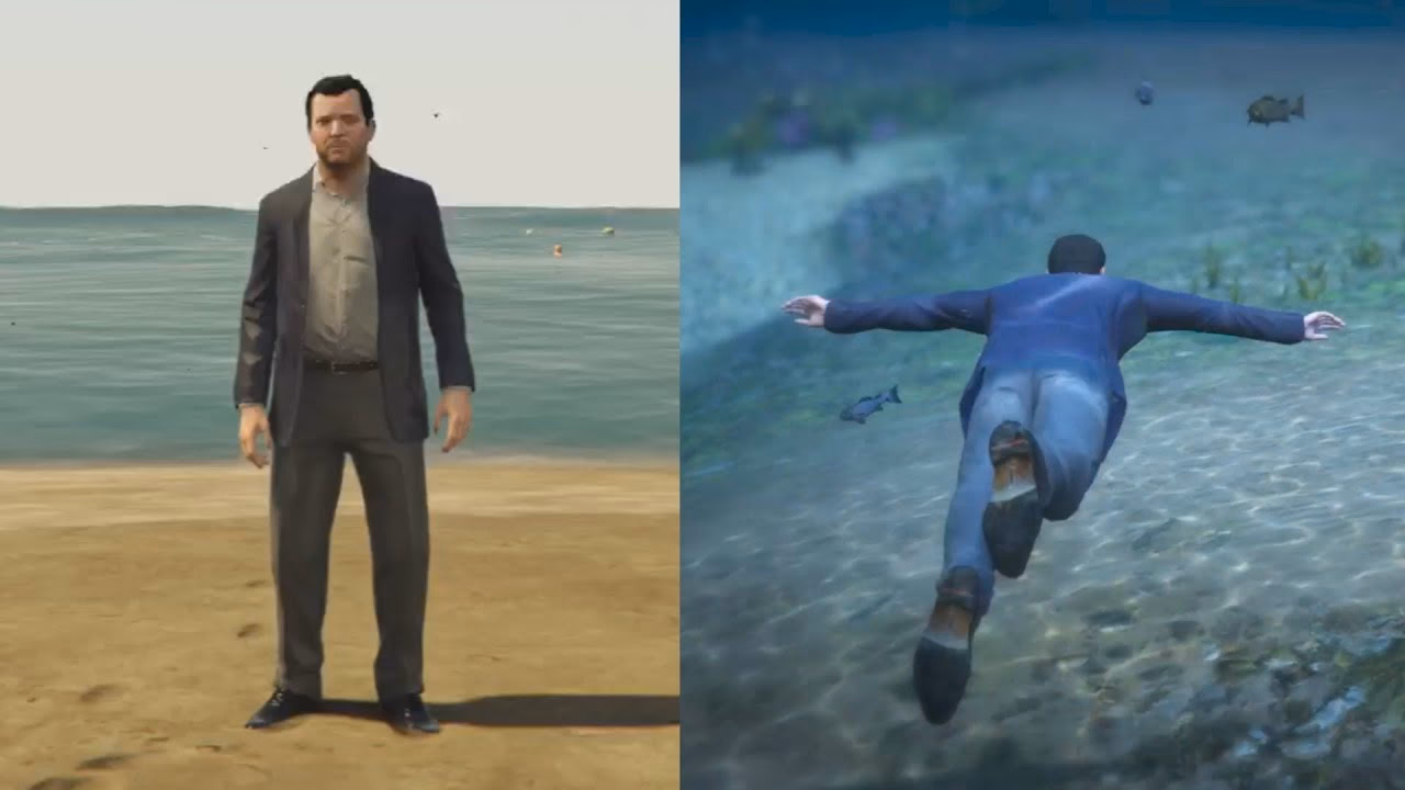 ¿Cómo nadar en GTA V en Xbox 360?