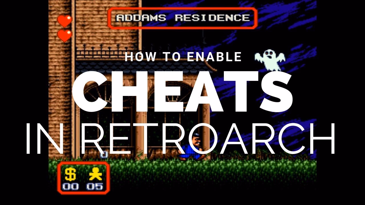 How do I use cheat databases in RetroArch?
