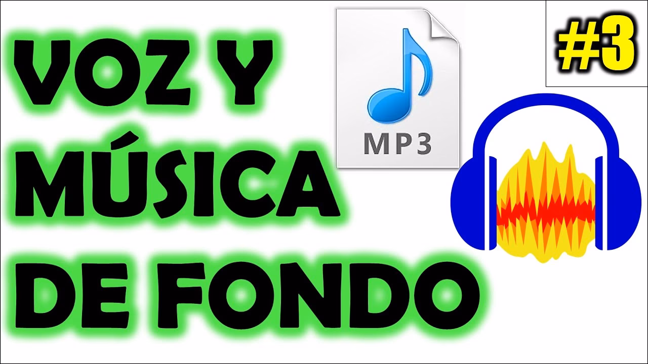 ¿Cómo agregar música de fondo a audio?