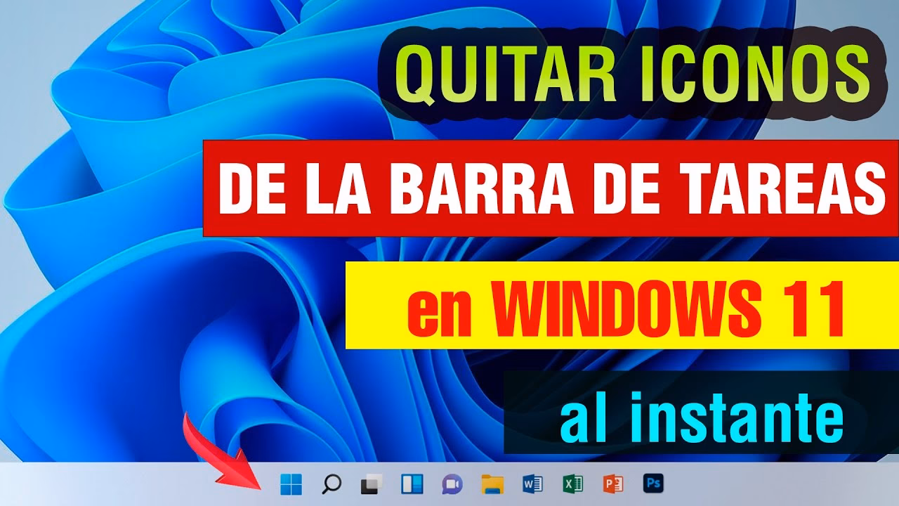 ¿Cómo ocultar o mostrar el ícono en la barra de tareas en Windows 11?