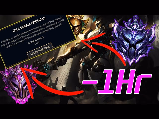 ¿Cómo evitar la cola de baja prioridad en LOL?