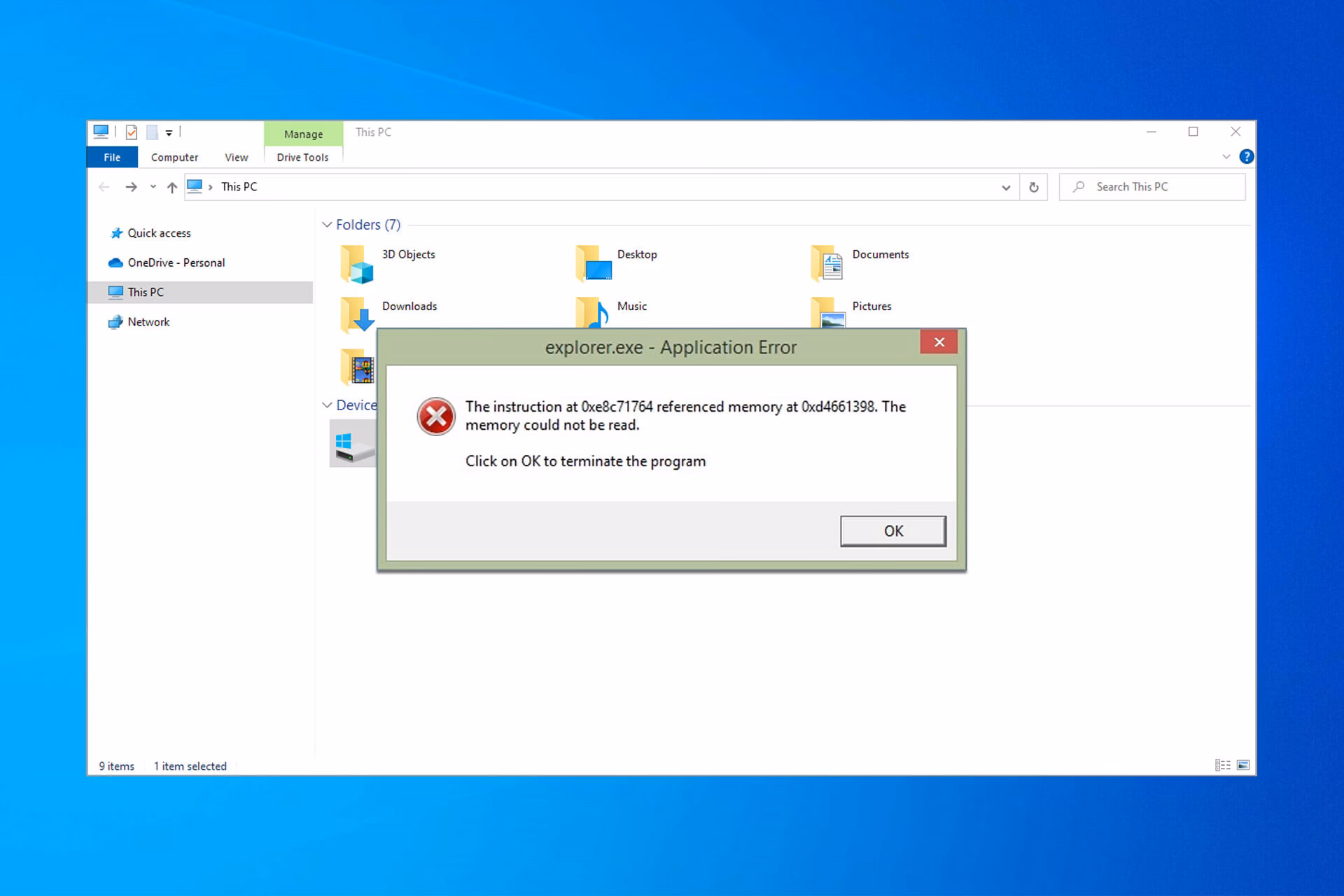 ¿Cómo solucionar el error Explorer EXE?