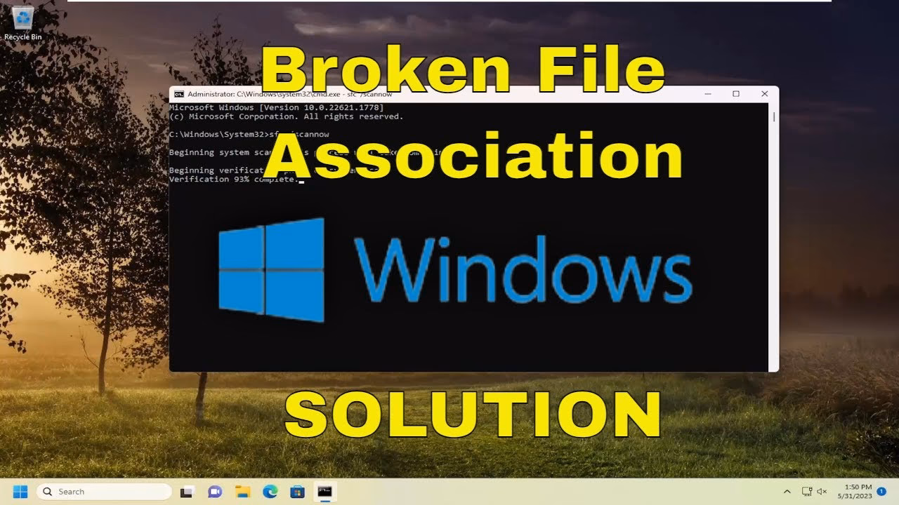 ¿Cómo arreglar los archivos EXE en Windows 11?