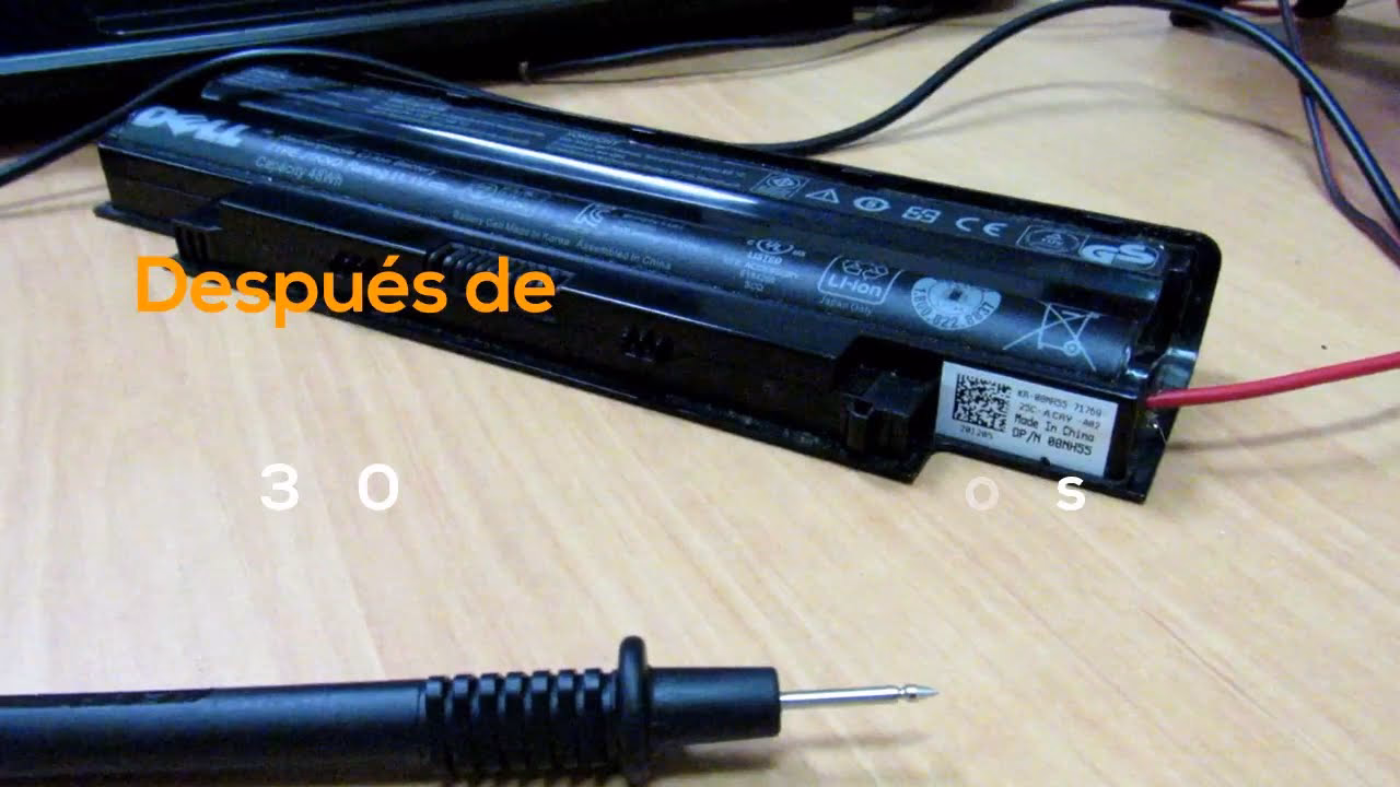 ¿Cómo arreglar la batería de un portátil?