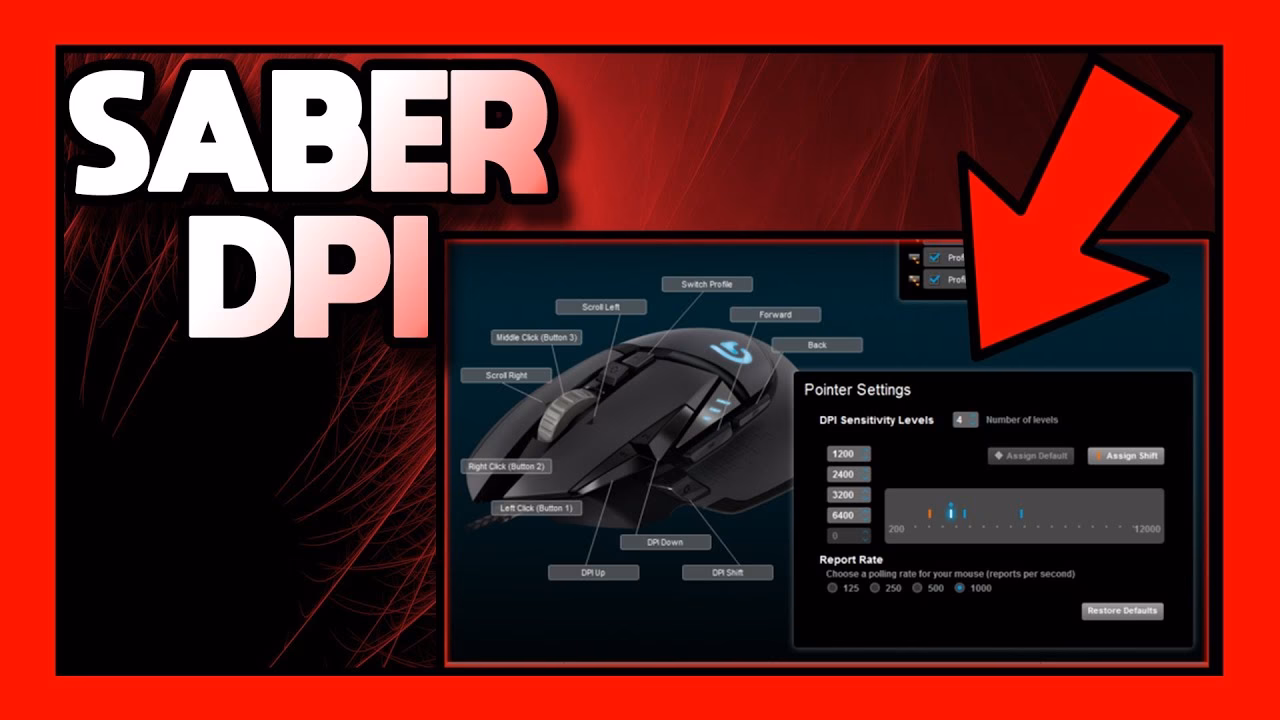 ¿Cómo saber el DPI de mi Mouse?