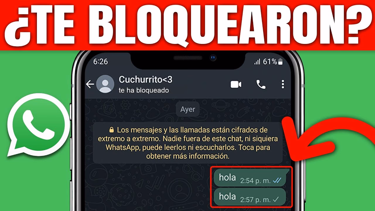 ¿Cómo saber si una persona está bloqueada por un mensaje?