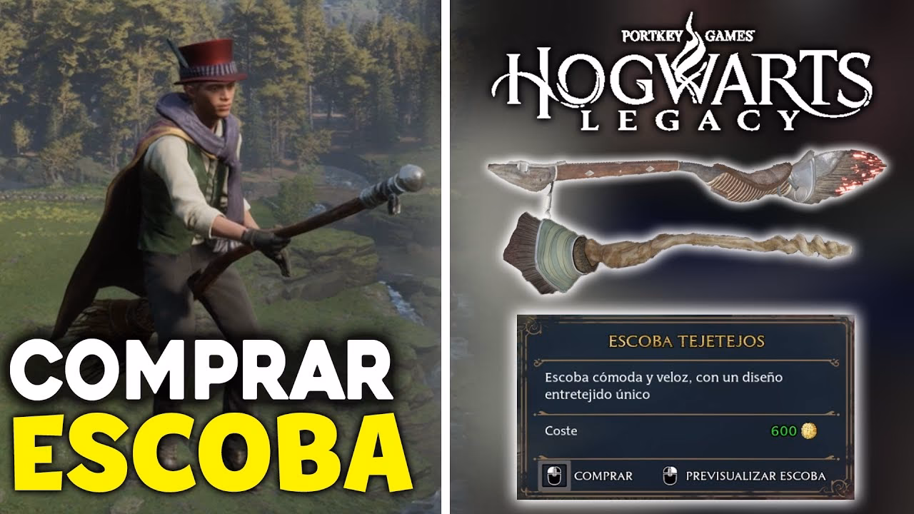 ¿Qué es la escoba de la casa de Hogwarts?