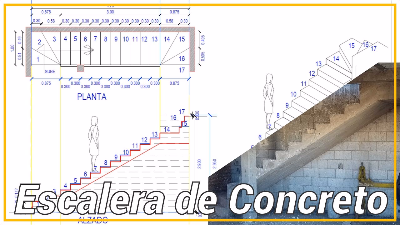 ¿Qué es una escalera construida?