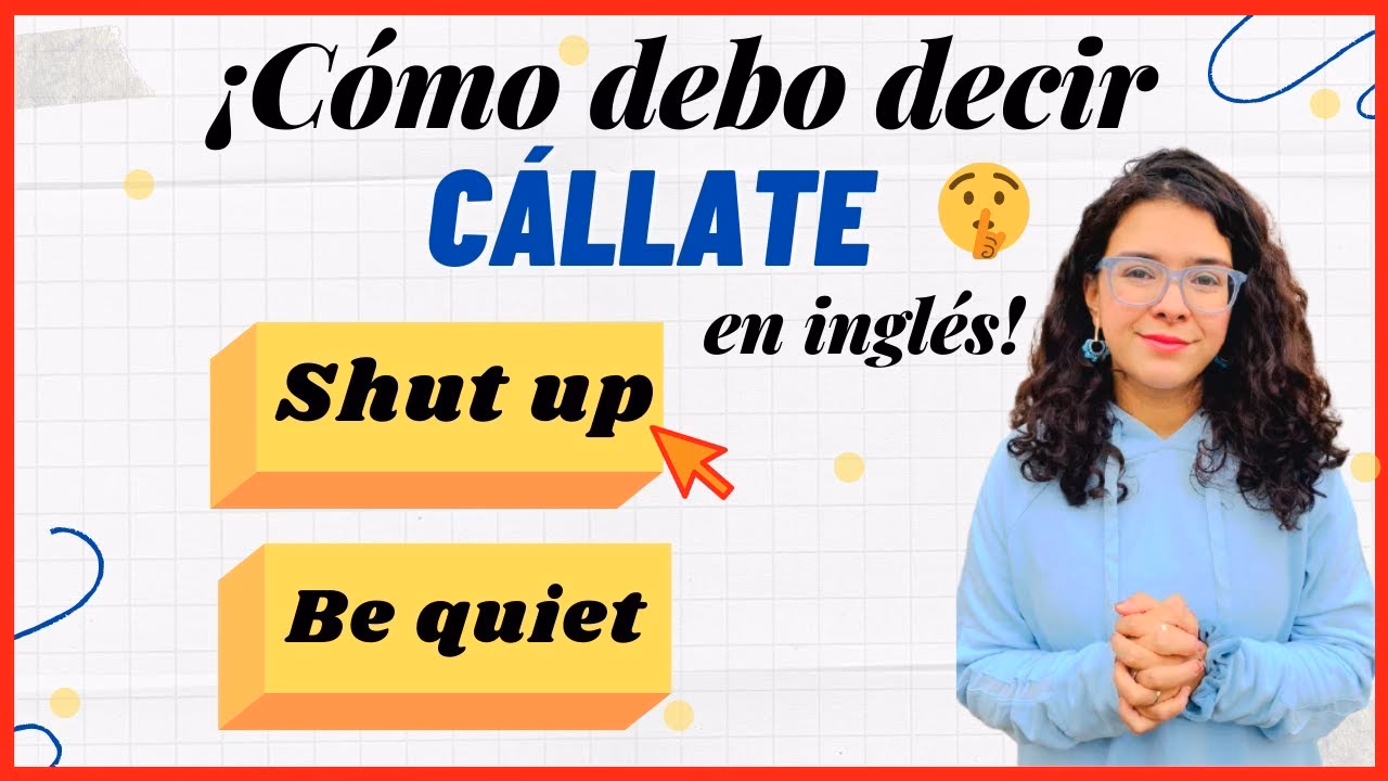 ¿Cómo se dice “Cállate, y sal de él”?