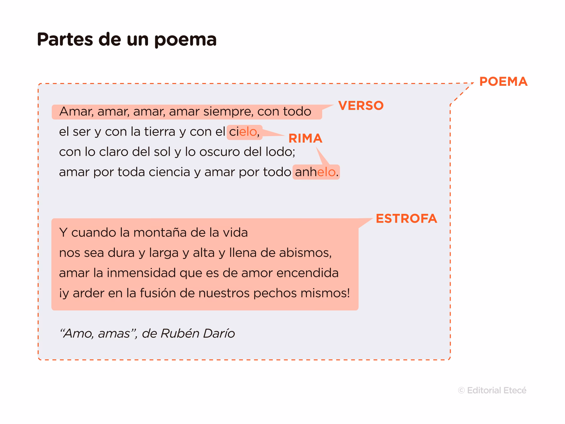¿Cómo se separan los versos de la poesía?
