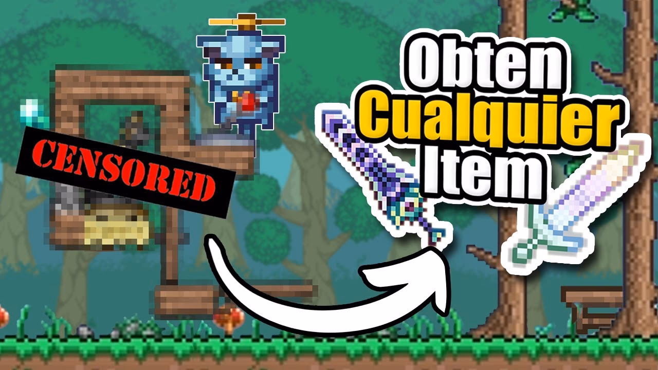 ¿Qué pueden hacer los personajes de Terraria?