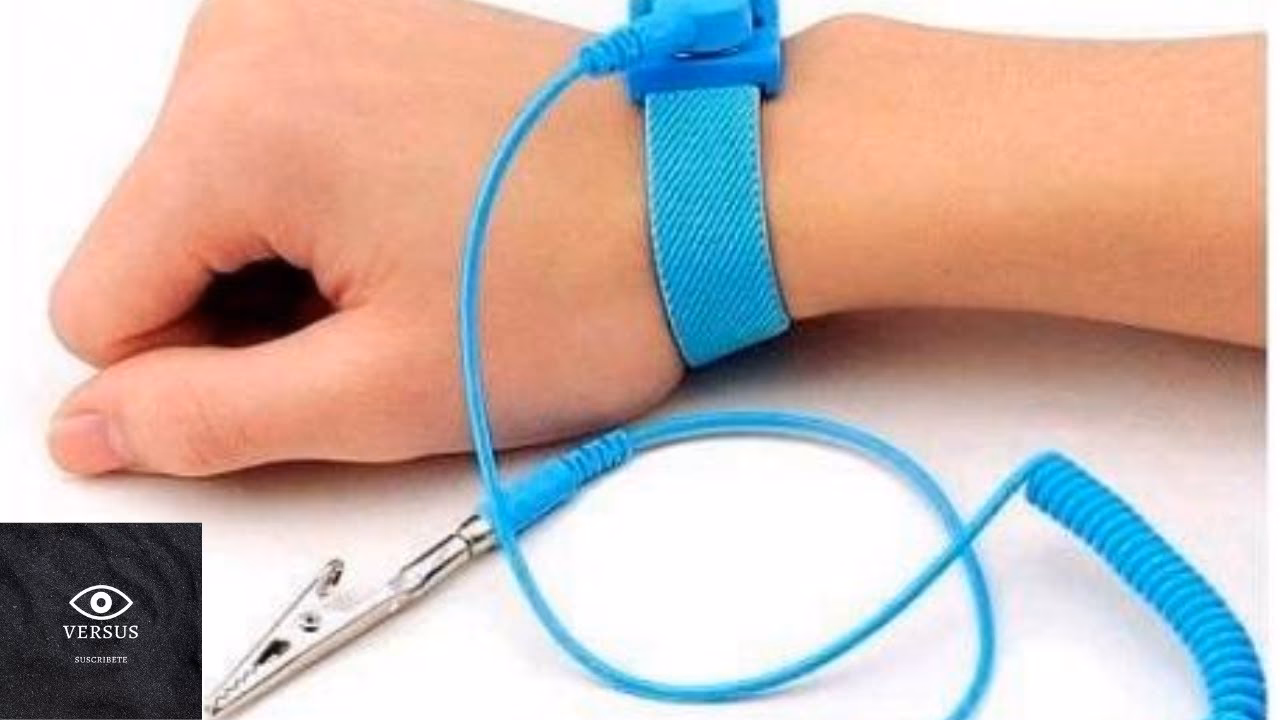 ¿Por qué no se debe usar la pulsera antiestatica sin cable?