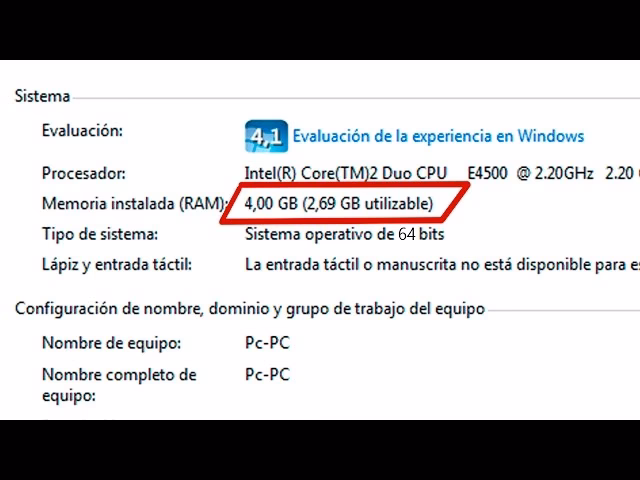 ¿Cómo configurar la memoria RAM utilizable?