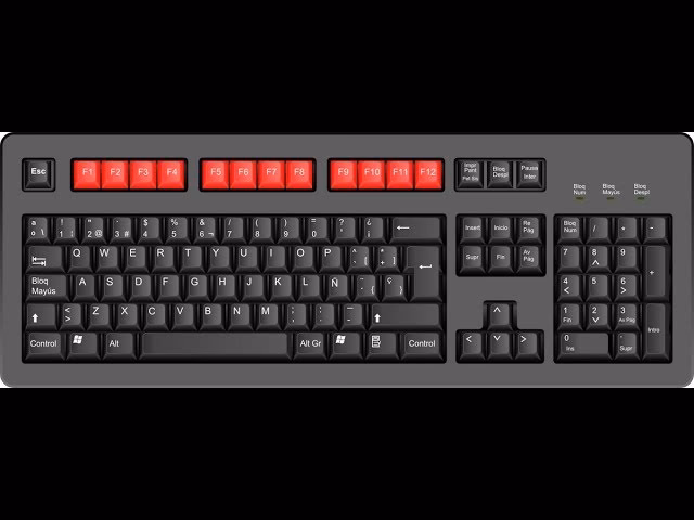 ¿Cuál es la tecla de copiar y pegar en el teclado?