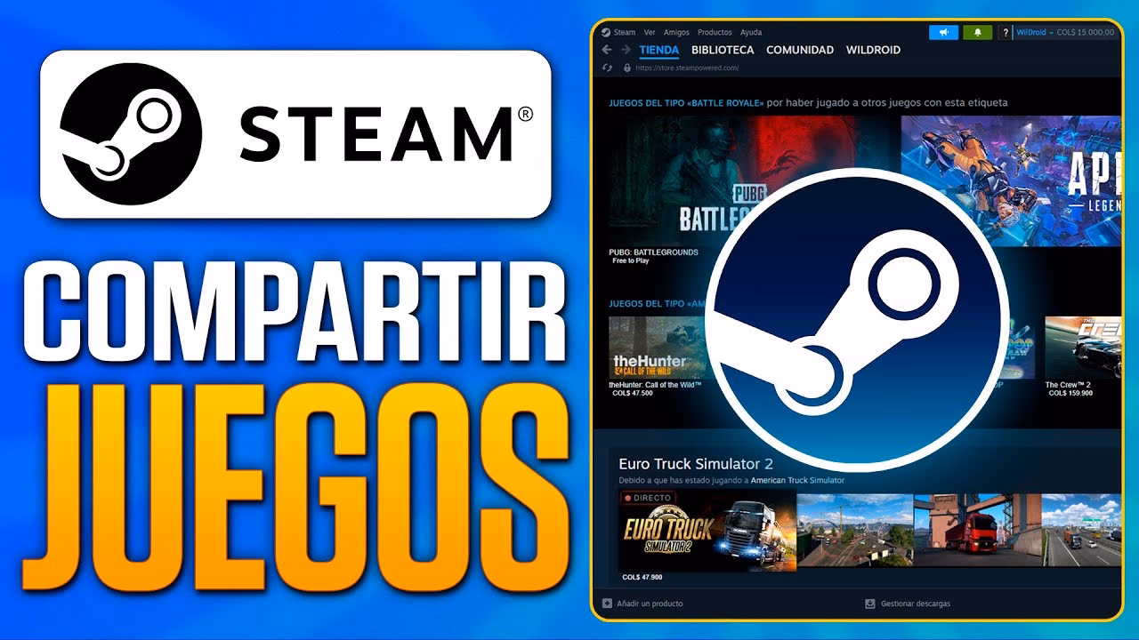 ¿Cómo quitar el acceso a juegos compartidos en Steam?