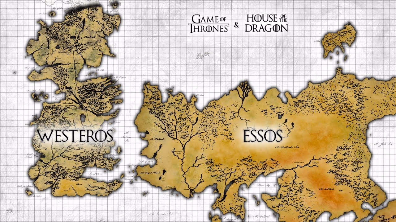 How do I use the interactive game of Thrones map?