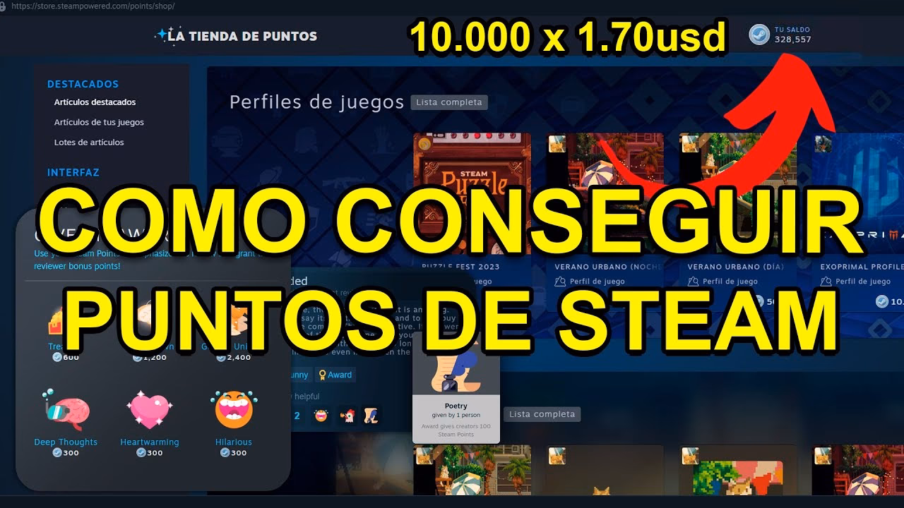 ¿Cómo obtener 100 puntos de Steam?
