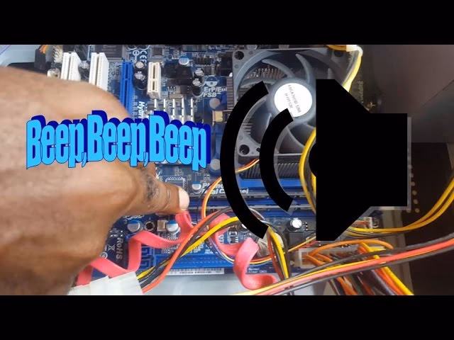 How do I stop a computer from beeping?