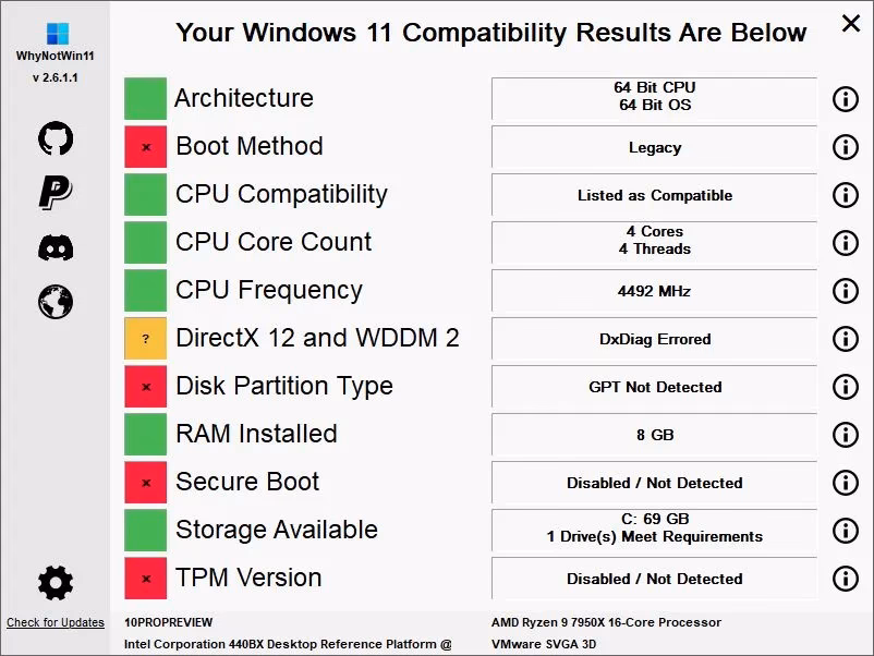 Why do I need a PC compatibility test?