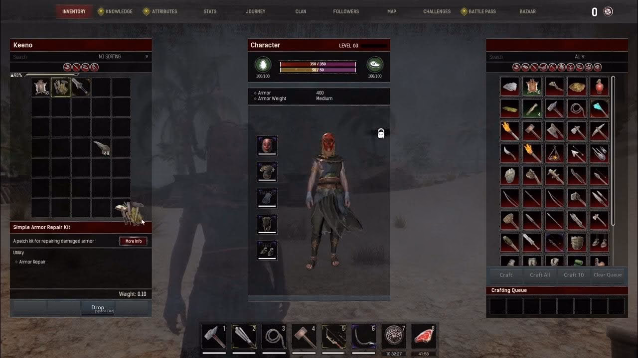 Is repair kits a Conan exile recipe?