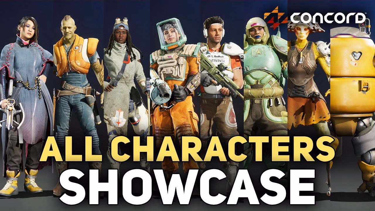 How do I choose a character in Concord?