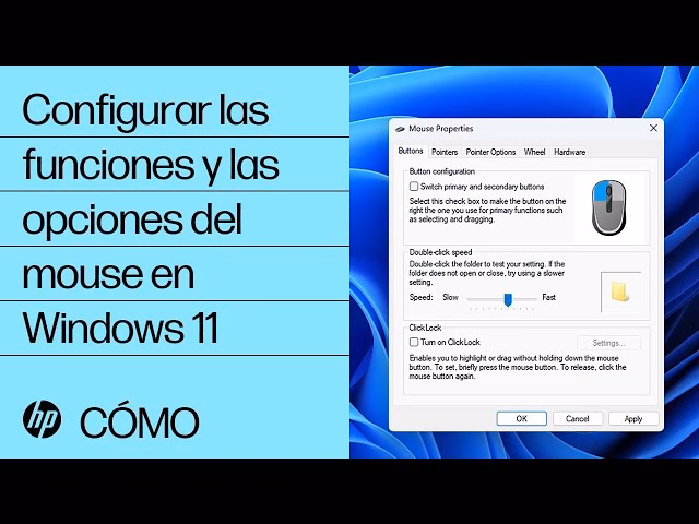 ¿Dónde se pueden encontrar configuraciones avanzadas del mouse?
