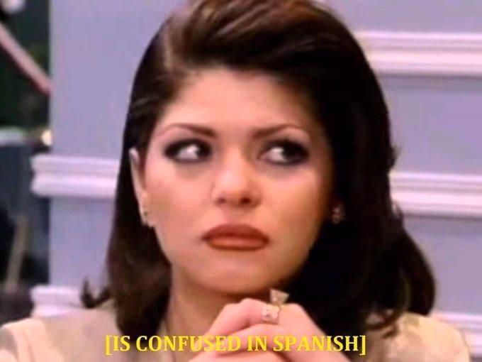 Is it confusing to express confusion in Spanish?