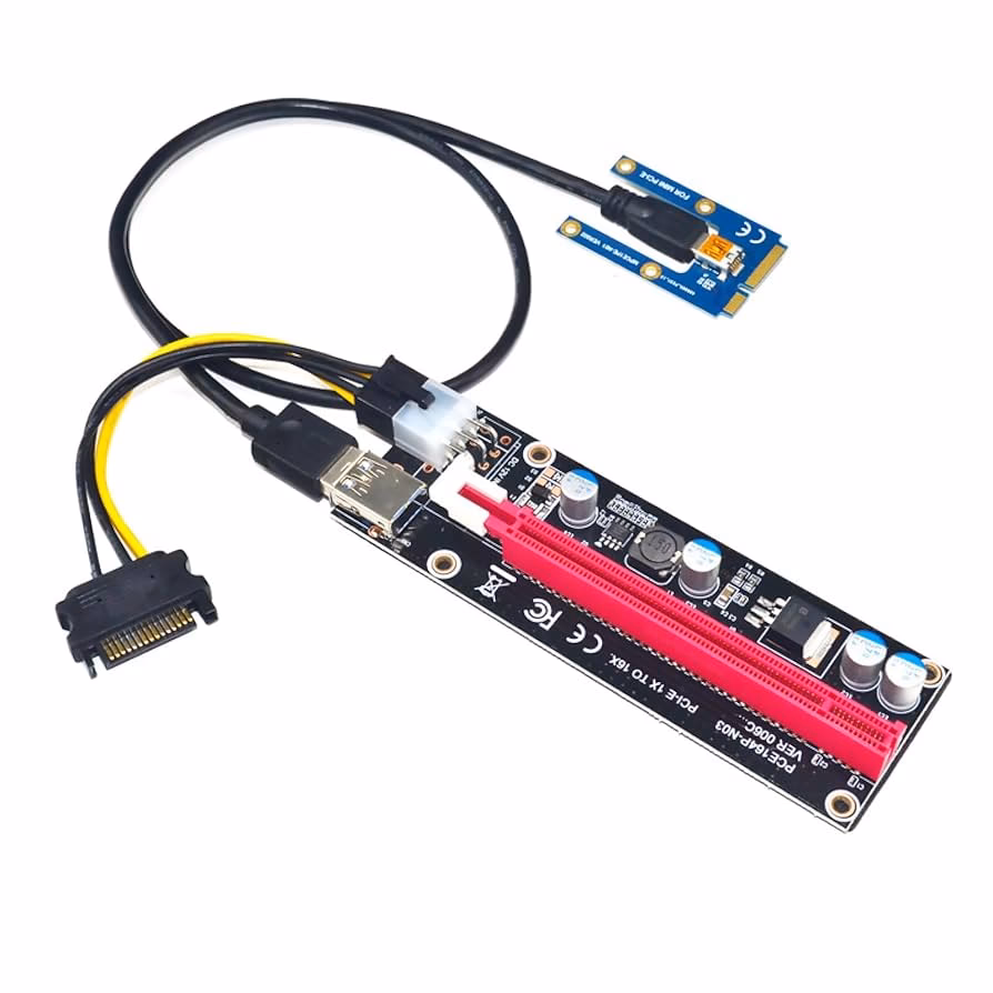 Can a PCIe adapter be used on a laptop?