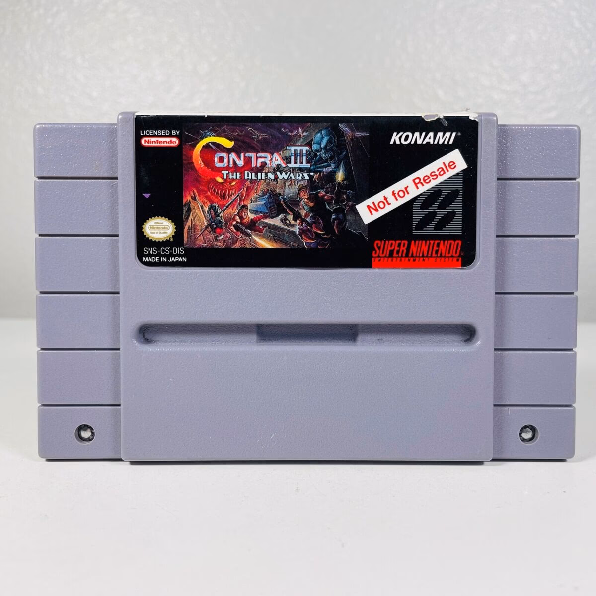 Can I play Contra III - the Alien Wars on SNES?