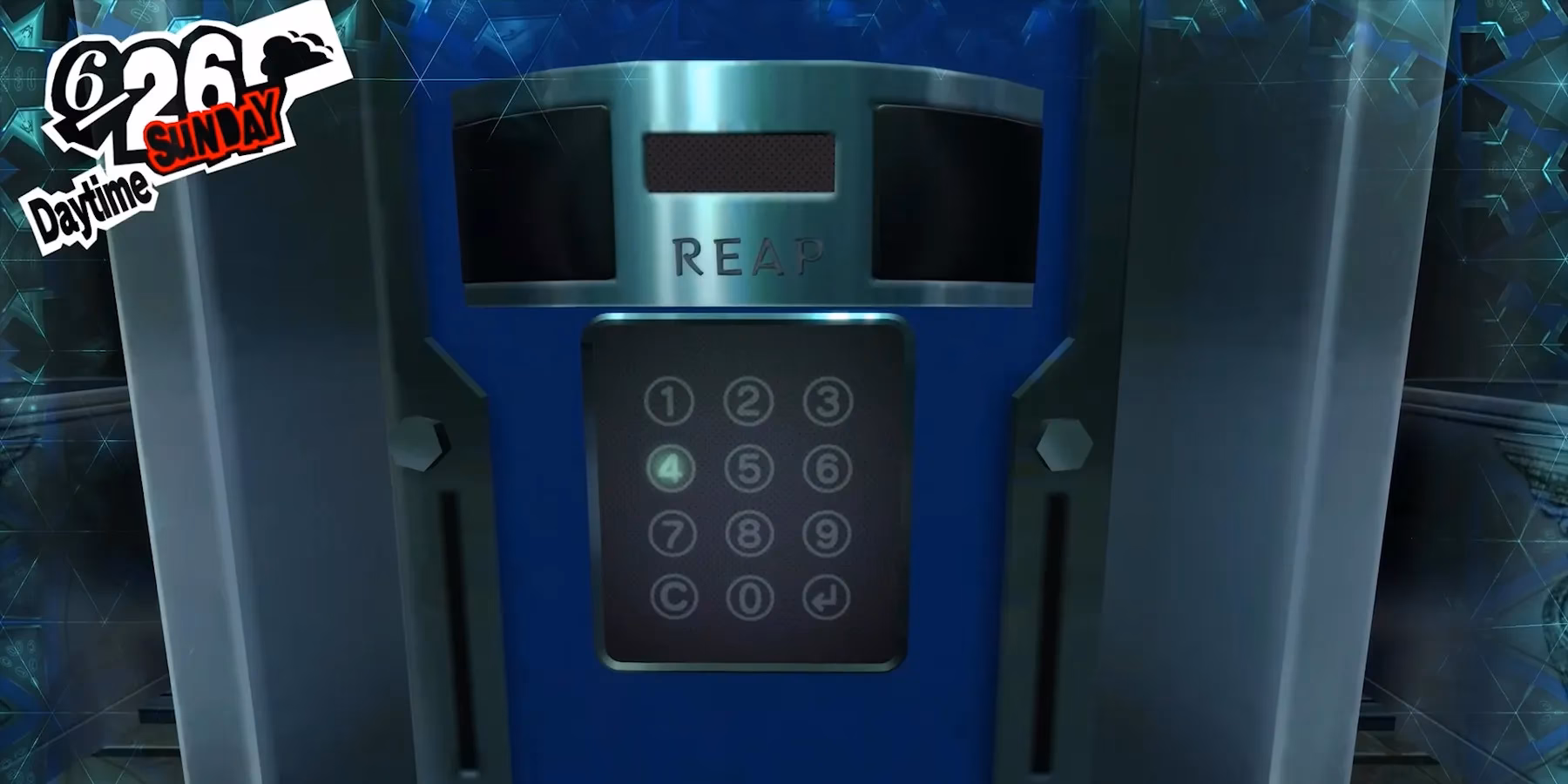 How many panels are in Kaneshiro's Bank Palace in Persona 5?